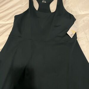 Zella Dark Green Sleeveless Athletic Dress